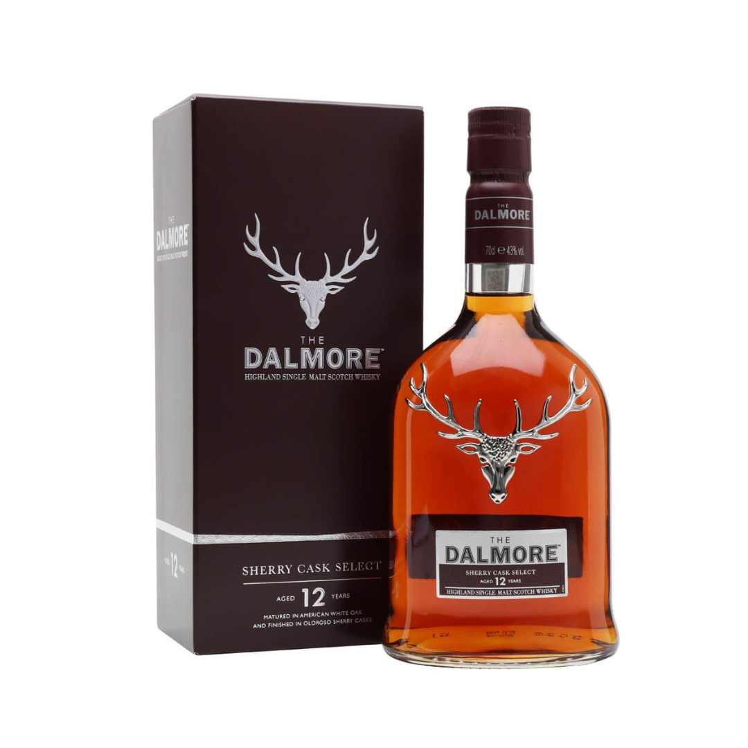 The Dalmore 12 Year Highland Single Malt Scotch Whiskey 750ml