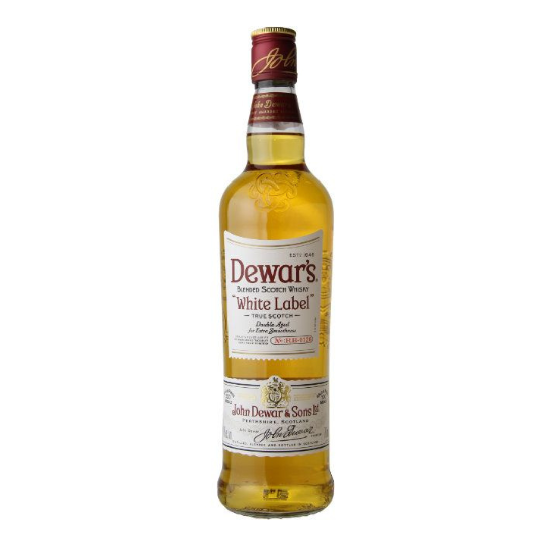 Dewars White label Blended Scotch Whiskey 750ml