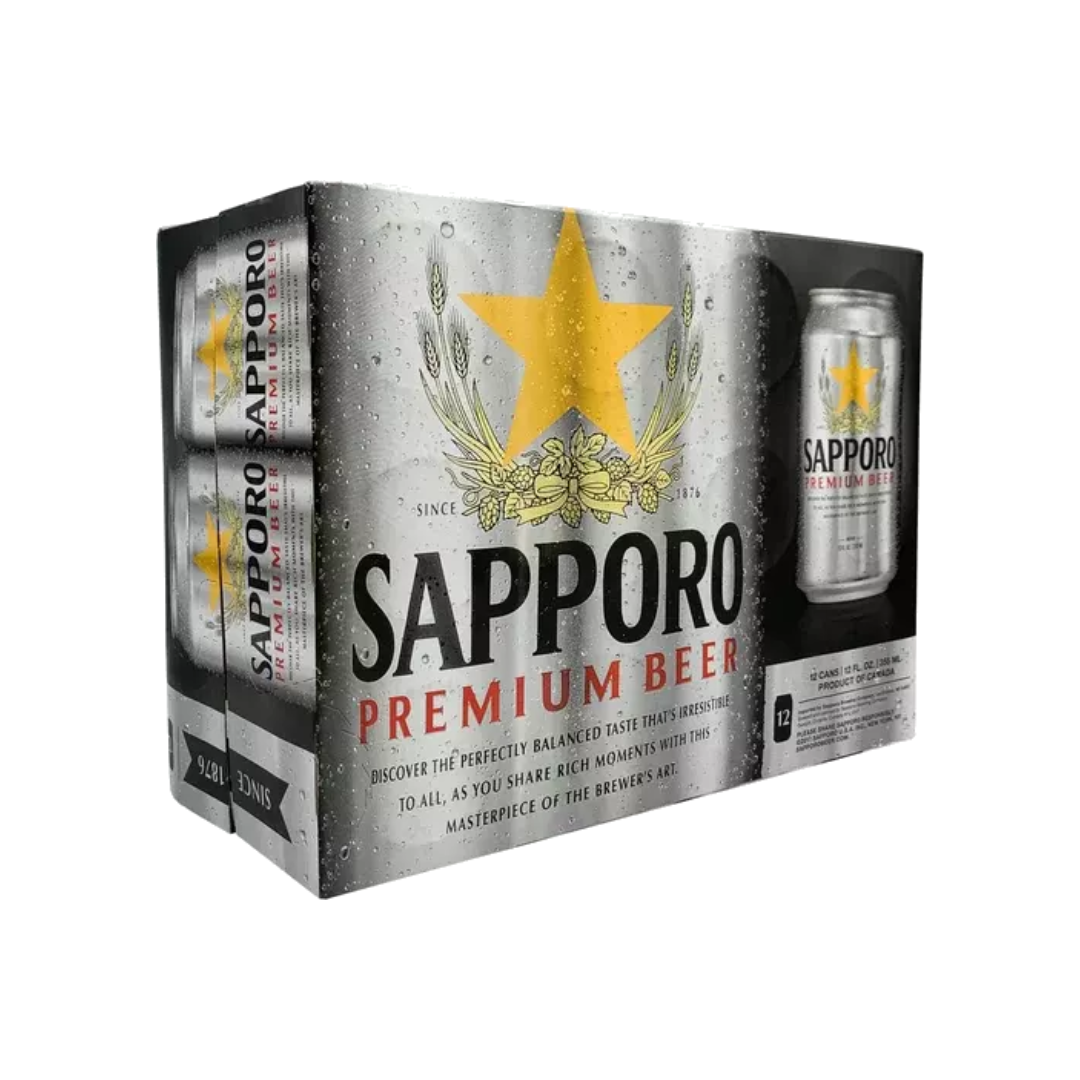 Sapporo Beer 12 Pck