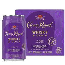 Crown Royal & Cola 4 Pack